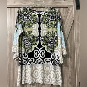 COCO BIANCO Bell Sleeve Tunic Sz M